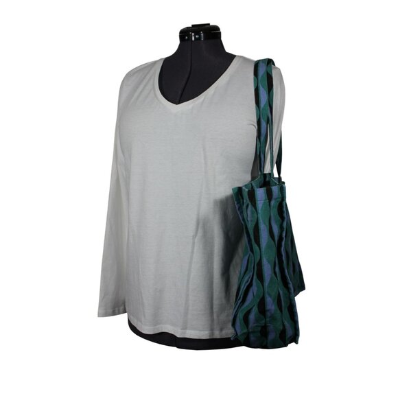 Ahluwalia Newgen 30 x Bags of Ethics geometric print large shopping tote bag - Picture 6 of 16